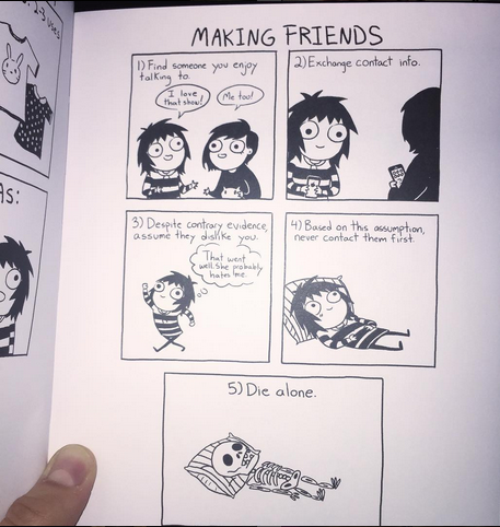Making Friends by Sarah Anderson via Kalmia Cedar